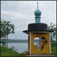 часовня на берегу Дымского озера